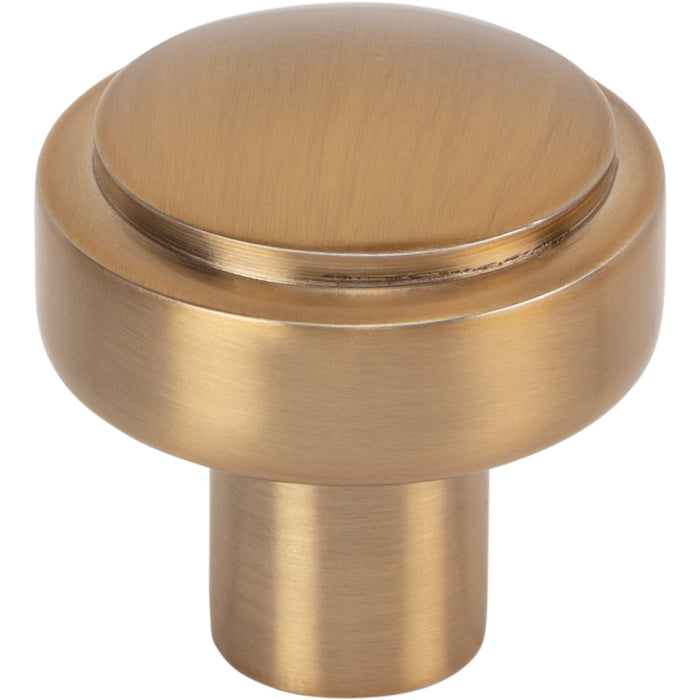 Atlas Homewares A530-WB Kayden 1 1/4in Diameter Round Knob Warm Brass