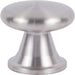 Atlas Homewares A969-SS Stainless Burbank 1 1/8in (29mm) Length Mushroom Knob Brushed Stainless Steel - KnobDepot