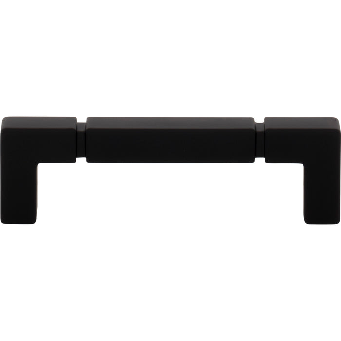 Top Knobs TK3221BLK Langston 3 3/4" Center to Center Bar Pull Flat Black - KnobDepot