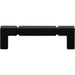 Top Knobs TK3221BLK Langston 3 3/4" Center to Center Bar Pull Flat Black - KnobDepot