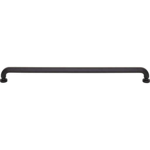 Top Knobs TK3326BLK Stanmore 12" Center to Center Bar Pull Flat Black - KnobDepot