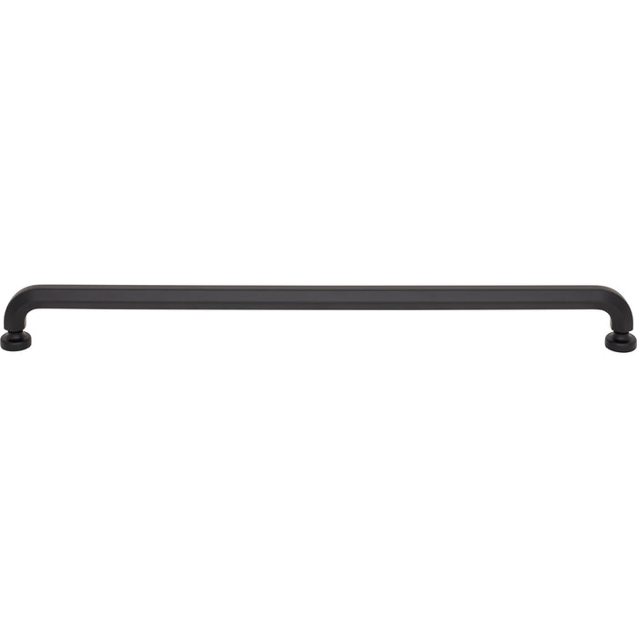 Top Knobs TK3326BLK Stanmore 12" Center to Center Bar Pull Flat Black - KnobDepot