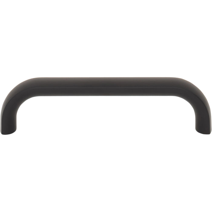 Top Knobs TK3342BLK Brockwell 3 3/4" Center to Center Bar Pull Flat Black - KnobDepot