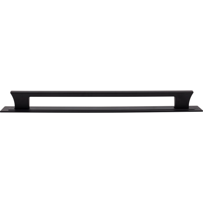 Atlas Homewares A6009-BL Zander 18in Center to Center Appliance Pull Matte Black
