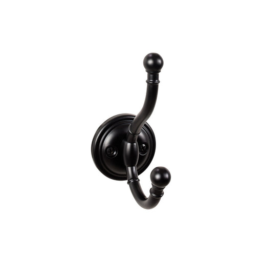 Top Knobs TK1063BLK Kara 4 1/2" Wall Hooks Flat Black - KnobDepot