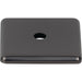 Top Knobs TK3280AG Radcliffe Knob Backplate Ash Gray - KnobDepot