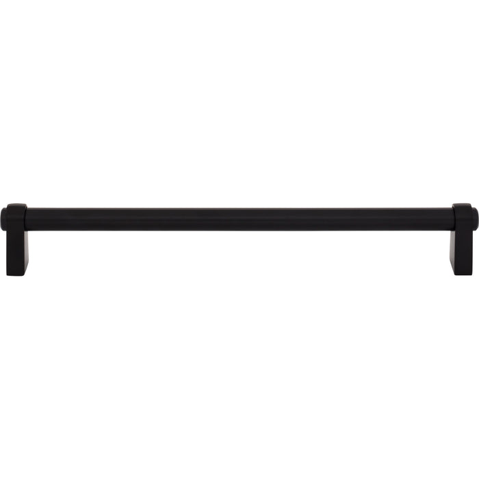 Top Knobs TK3214BLK Lawrence 8 13/16" Center to Center Bar Pull Flat Black - KnobDepot