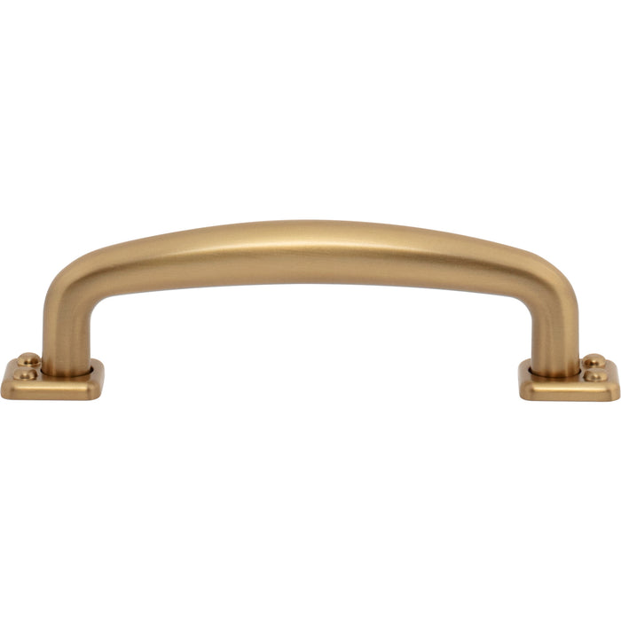 Atlas Homewares A541-WB Benning 3 3/4in Center to Center Bar Pull Warm Brass