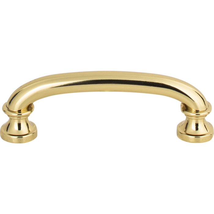 Atlas Homewares 329-FG Shelley 3in (76mm) Center to Center Bar Pull French Gold - KnobDepot