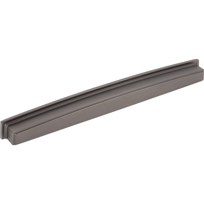 Jeffrey Alexander 141-305BNBDL Renzo 305 mm Center-to-Center Cup/Bin Pull Brushed Pewter