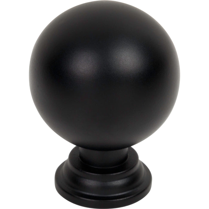 Jeffrey Alexander 387MB Davis Davis 1-1/8" (29mm) Diameter Round Knob Matte Black