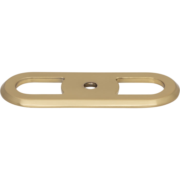 Top Knobs TK3351HB Brockwell 2 3/4" Center to Center Pull Backplate Honey Bronze - KnobDepot