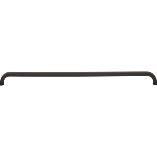 Top Knobs TK3347BLK Brockwell 12" Center to Center Bar Pull Flat Black - KnobDepot
