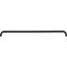 Top Knobs TK3347BLK Brockwell 12" Center to Center Bar Pull Flat Black - KnobDepot