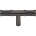 Top Knobs TK3231AG Burnham 3" Length Bar Knob Ash Gray - KnobDepot