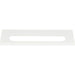 Atlas Homewares 365-WG Edge Pulls Modern Square 5 1/16in (129mm) Center to Center Finger Pull High White Gloss - KnobDepot