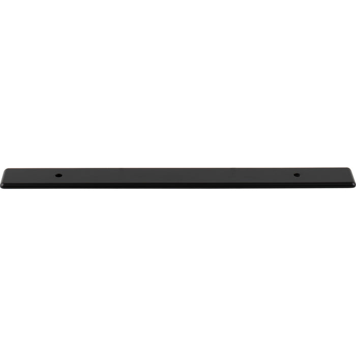 Top Knobs TK3283BLK Radcliffe 6 5/16" Center to Center Pull Backplate Flat Black - KnobDepot