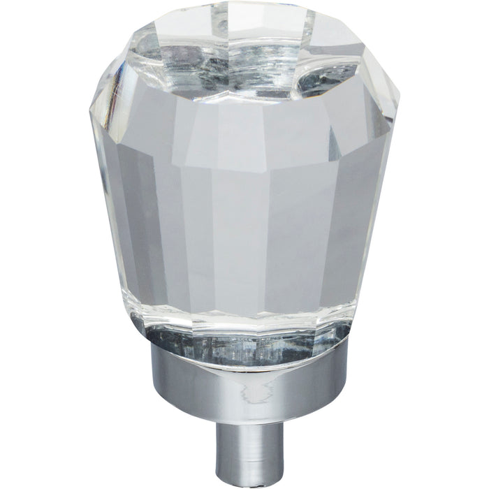 Jeffrey Alexander G150PC Harlow 1" Length Geometric Knob Polished Chrome