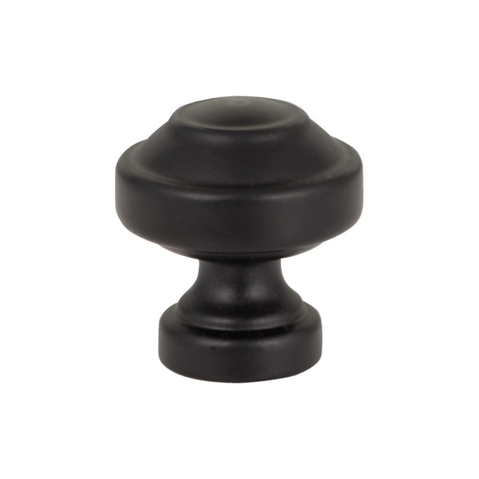 Atlas Homewares A640-BL Malin 1 1/8in Length Mushroom Knob Matte Black