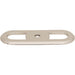 Top Knobs TK3351PN Brockwell 2 3/4" Center to Center Pull Backplate Polished Nickel - KnobDepot