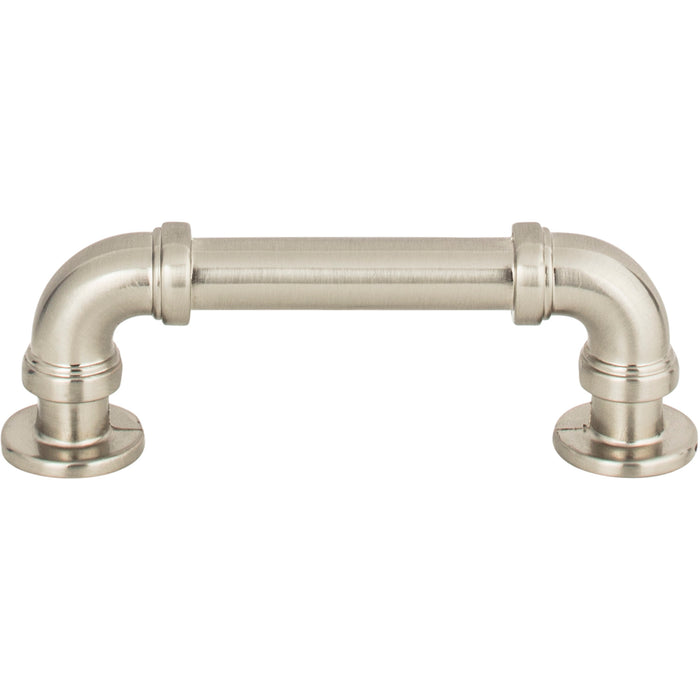 Atlas Homewares 367-BRN Steam Punk 3in Center to Center Bar Pull Brushed Nickel