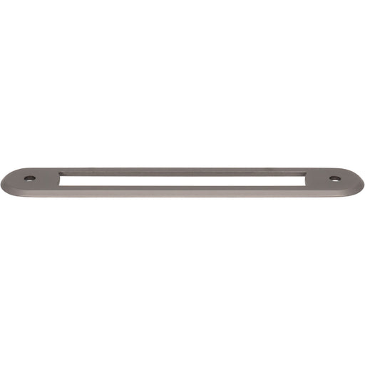 Top Knobs TK3353AG Brockwell 5 1/16" Center to Center Pull Backplate Ash Gray - KnobDepot