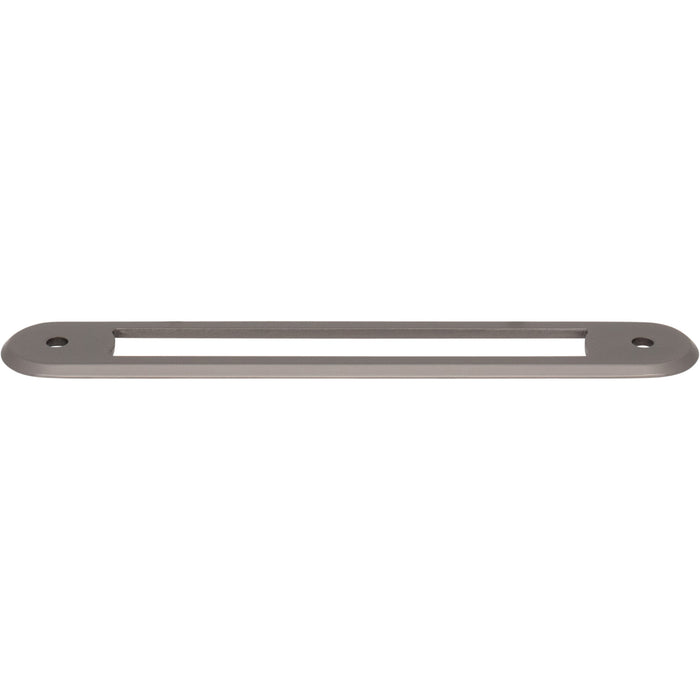 Top Knobs TK3353AG Brockwell 5 1/16" Center to Center Pull Backplate Ash Gray - KnobDepot