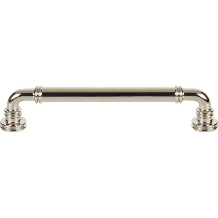 Top Knobs TK3143PN Cranford 6 5/16" Center to Center Bar Pull Polished Nickel - KnobDepot
