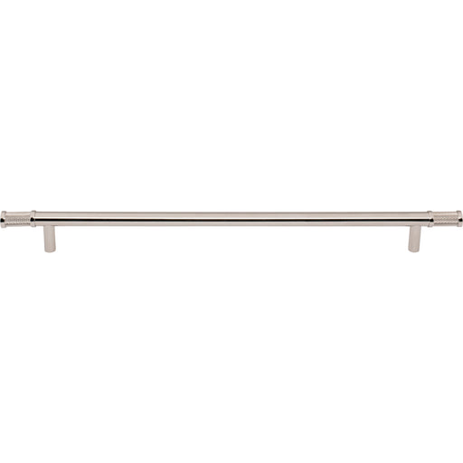 Top Knobs TK3237PN Burnham 12" Center to Center Bar Pull Polished Nickel - KnobDepot
