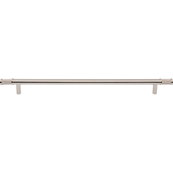Top Knobs TK3237PN Burnham 12" Center to Center Bar Pull Polished Nickel - KnobDepot