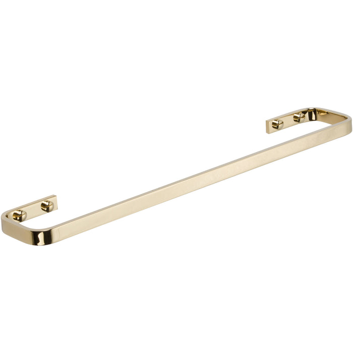 Atlas Homewares SOTB450-FG Solange Single 17 3/4in (451mm) Wall Mounted Towel Bar French Gold - KnobDepot