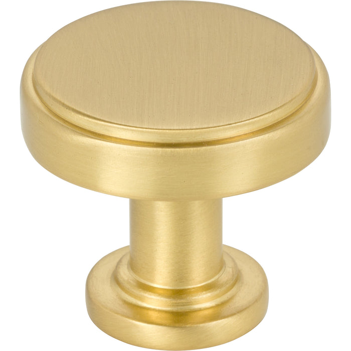 Jeffrey Alexander 171BG Richard 1-1/4" Diameter Round Knob Brushed Gold