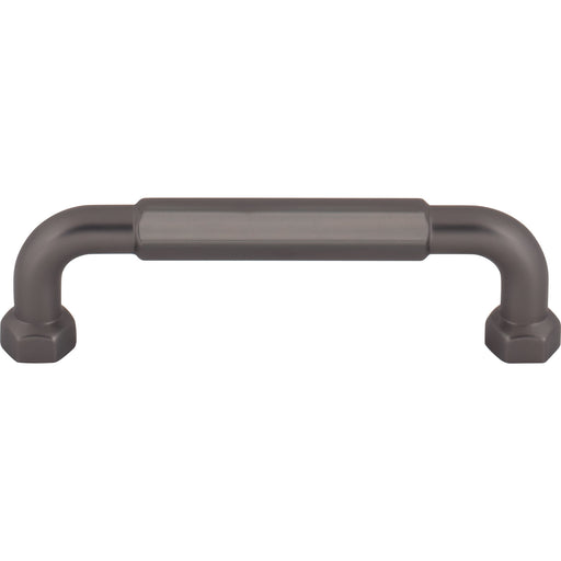 Top Knobs TK3201AG Dustin 3 3/4" Center to Center Bar Pull Ash Gray - KnobDepot