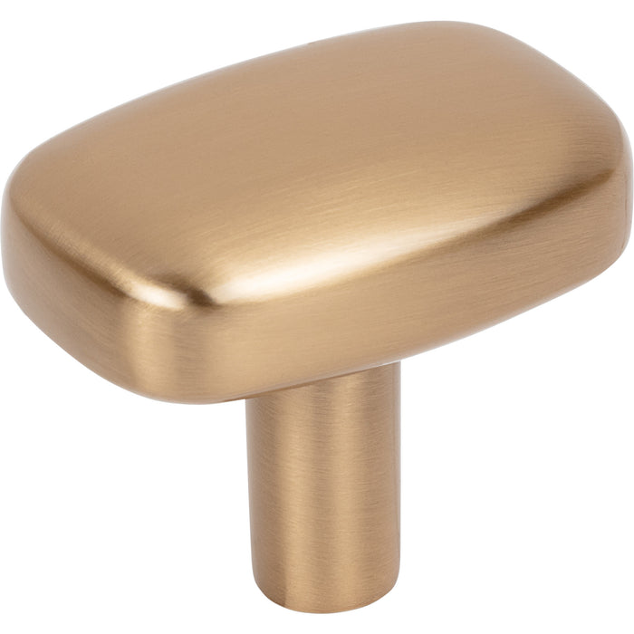 Jeffrey Alexander 329L-SBZ Loxley 1-1/2" Length Rectangle Knob Satin Bronze