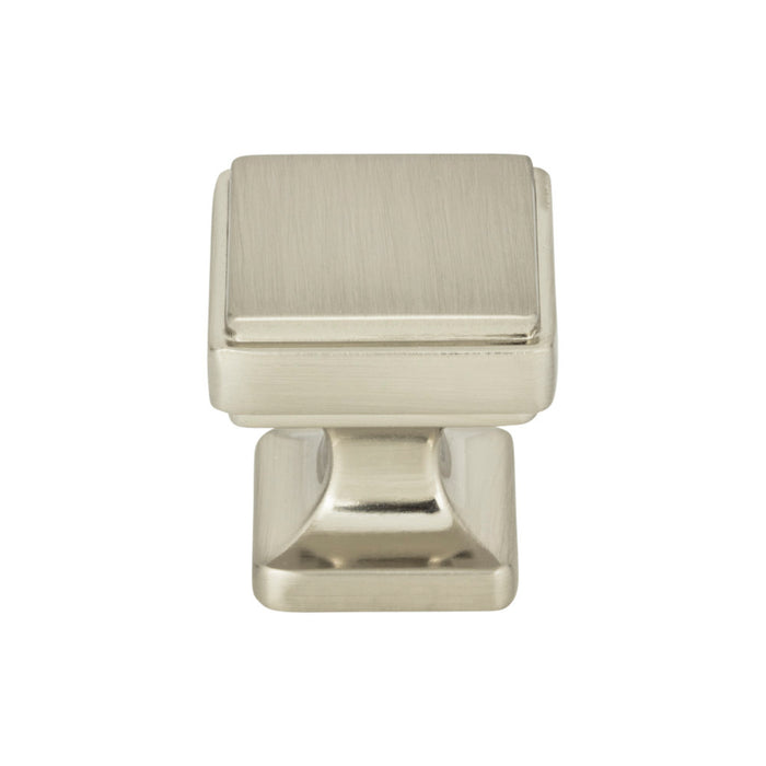 Atlas Homewares A200-BRN Kate 1 1/8in Length Square Knob Brushed Nickel
