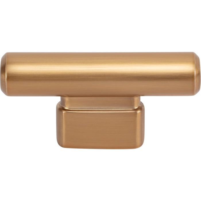 Atlas Homewares A511-WB Holloway 2 1/2in Length Bar Knob Warm Brass