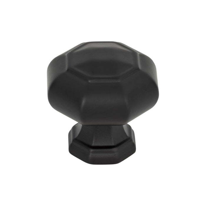 Atlas Homewares 418-BL Royals 1 1/4in Diameter Round Knob Matte Black
