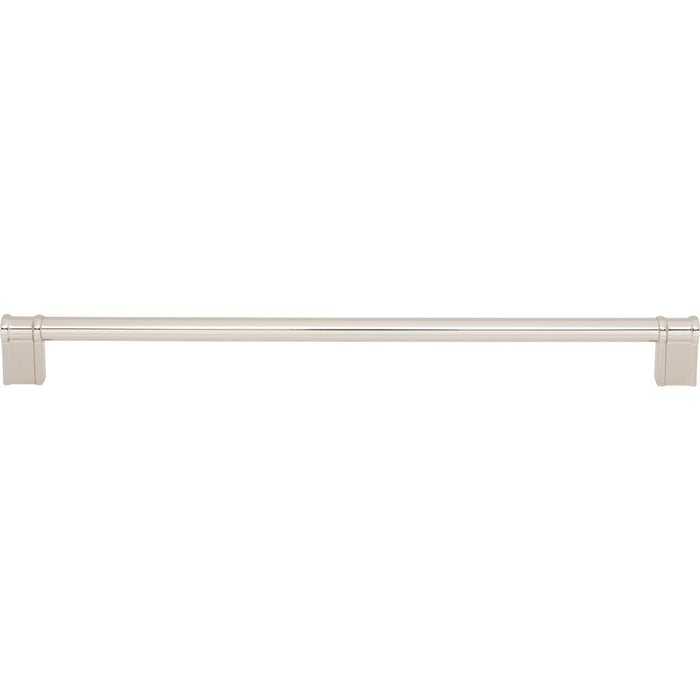 Top Knobs TK3387PN Newburn 12" Center to Center Bar Pull Polished Nickel - KnobDepot