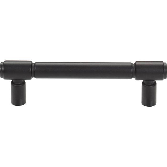 Top Knobs TK3112BLK Clarence 3 3/4" Center to Center Bar Pull Flat Black - KnobDepot