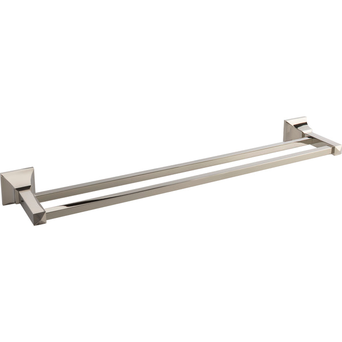 Atlas Homewares GRADTB600-PN Gratitude Double 23 1/2in Wall Mounted Towel Bar Polished Nickel