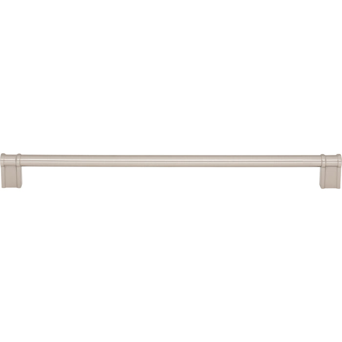 Top Knobs TK3387BSN Newburn 12" Center to Center Bar Pull Brushed Satin Nickel - KnobDepot