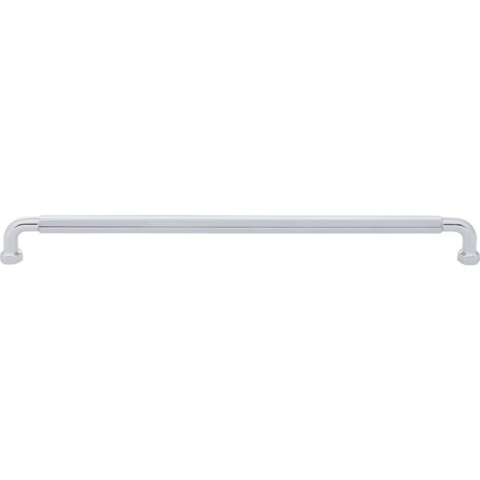 Top Knobs TK3206PC Dustin 12" Center to Center Bar Pull Polished Chrome - KnobDepot