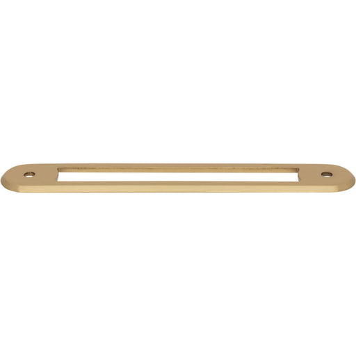Top Knobs TK3353HB Brockwell 5 1/16" Center to Center Pull Backplate Honey Bronze - KnobDepot