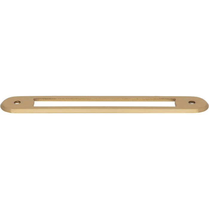 Top Knobs TK3353HB Brockwell 5 1/16" Center to Center Pull Backplate Honey Bronze - KnobDepot
