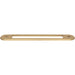 Top Knobs TK3353HB Brockwell 5 1/16" Center to Center Pull Backplate Honey Bronze - KnobDepot