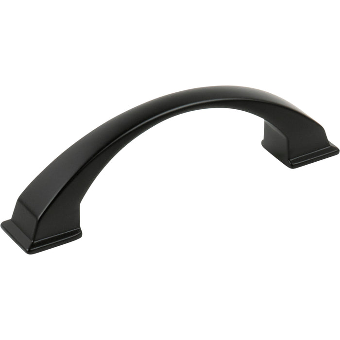 Jeffrey Alexander 944-96MB Roman 96 mm Center-to-Center Arch Pull Matte Black