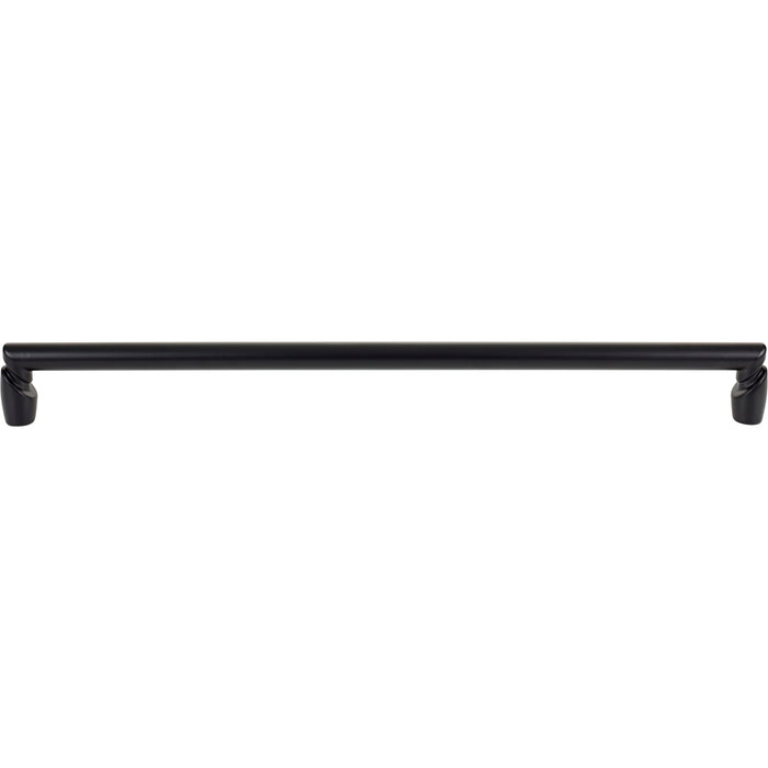 Top Knobs TK3139BLK Florham 18" Center to Center Appliance Pull Flat Black - KnobDepot