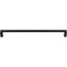 Top Knobs TK3139BLK Florham 18" Center to Center Appliance Pull Flat Black - KnobDepot