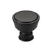 Top Knobs TK3120BLK Ormonde 1 3/8" Diameter Cylindrical Knob Flat Black - KnobDepot
