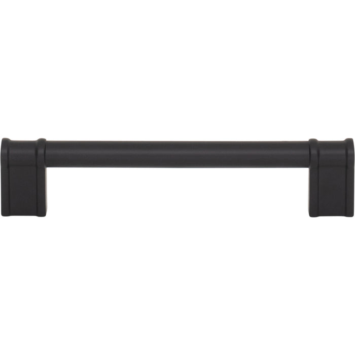 Top Knobs TK3383BLK Newburn 5 1/16" Center to Center Bar Pull Flat Black - KnobDepot